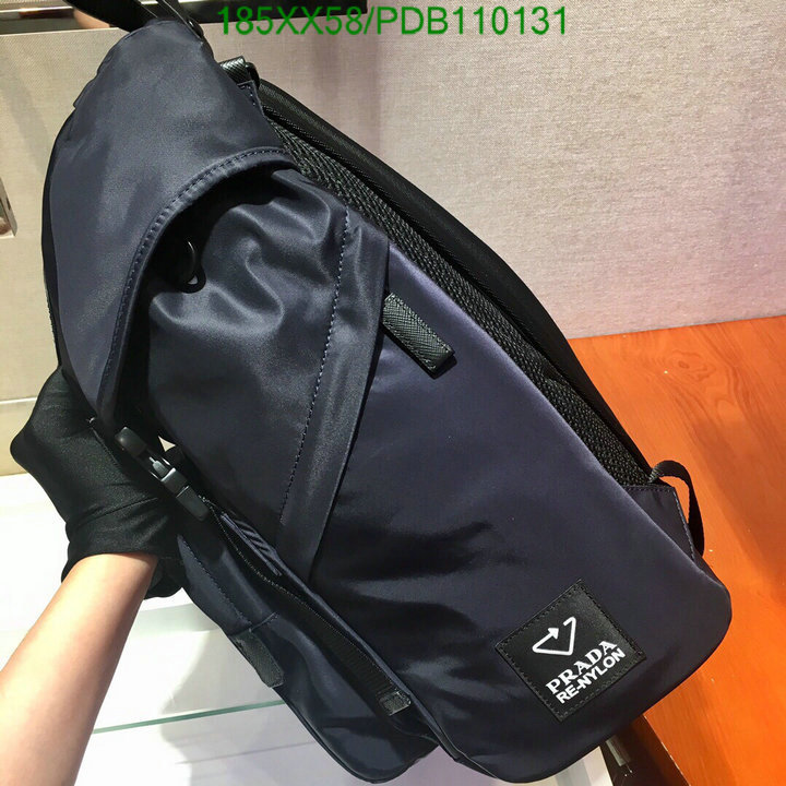 Prada Bag-(Mirror)-Backpack-,Code: PDB110131,$:185USD