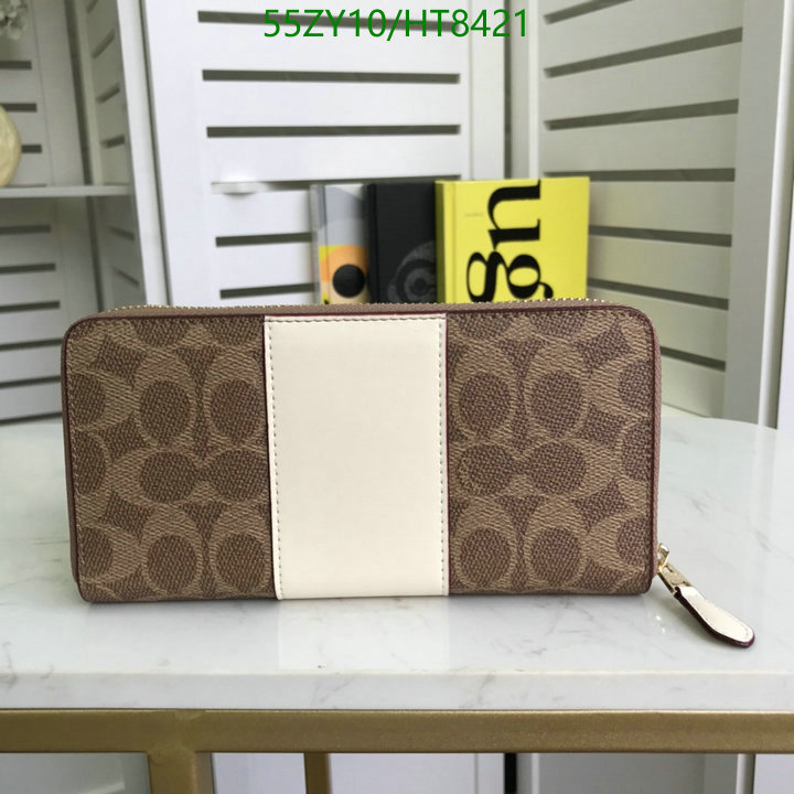 Coach Bag-(4A)-Wallet-,Code: HT8421,$: 55USD