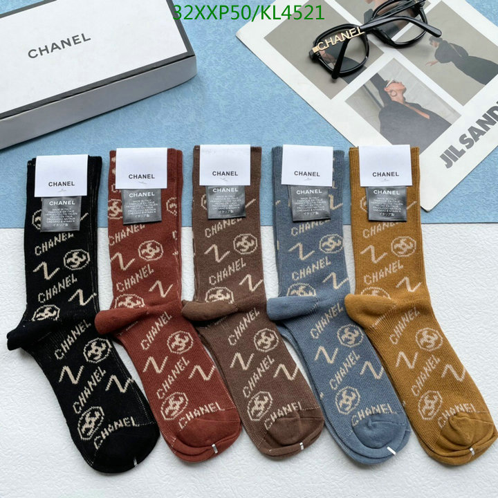 Sock-Chanel,Code: KL4521,$: 32USD