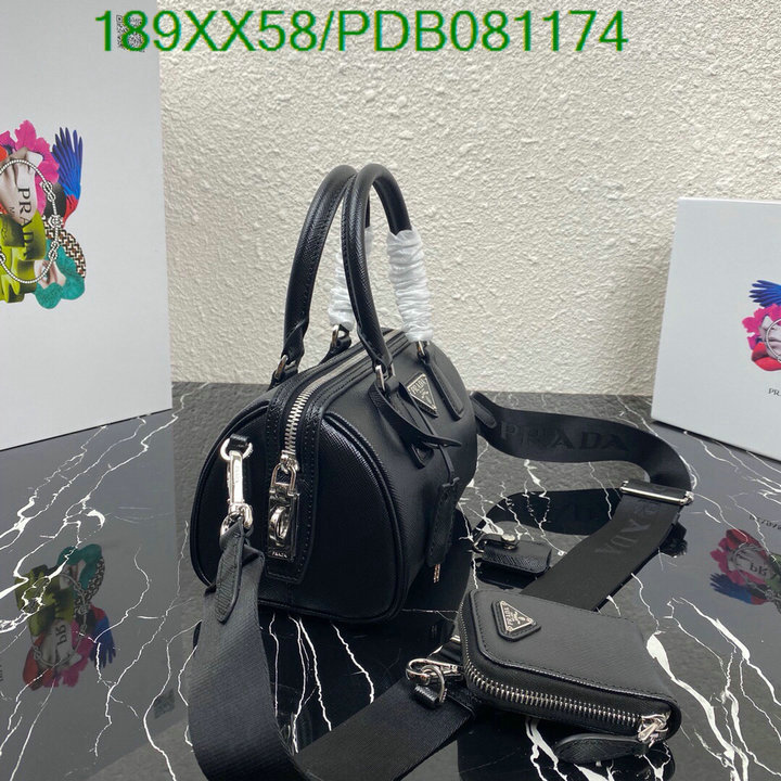 Prada Bag-(Mirror)-Diagonal-,Code:PDB081174,$:189USD