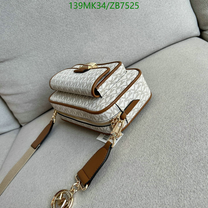 Michael Kors Bag-(Mirror)-Diagonal-,Code: ZB7525,$: 139USD