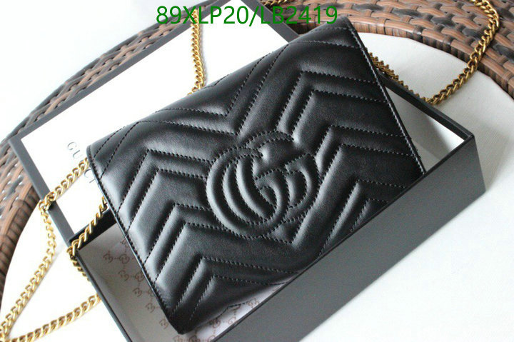 Gucci Bag-(4A)-Marmont,Code: LB2419,$: 89USD