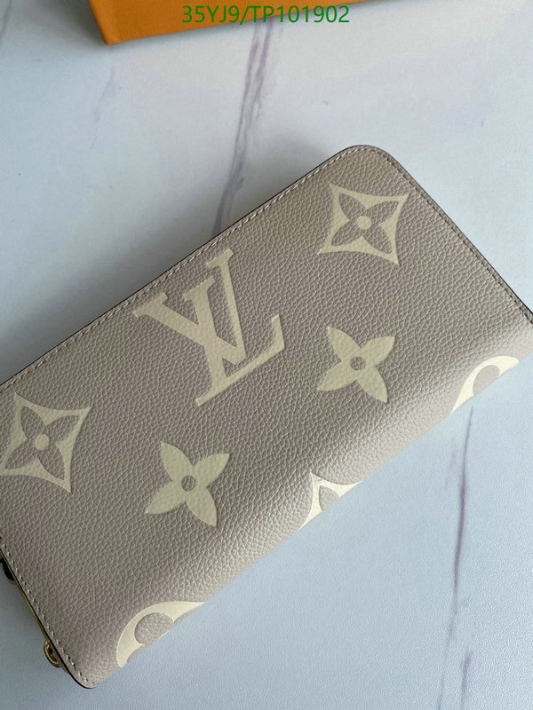 LV Bags-(4A)-Wallet-,Code: TP101902,$: 39USD