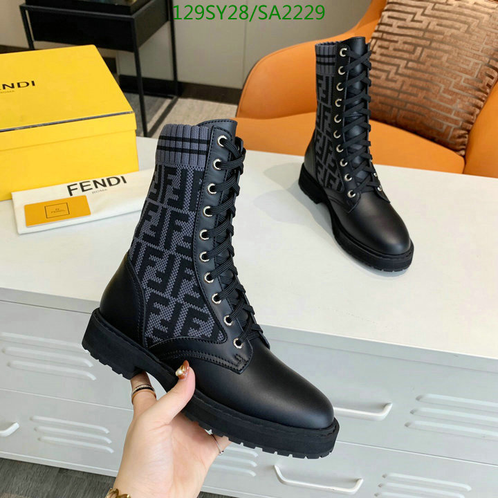 Women Shoes-Fendi, Code: SA2229,$: 129USD