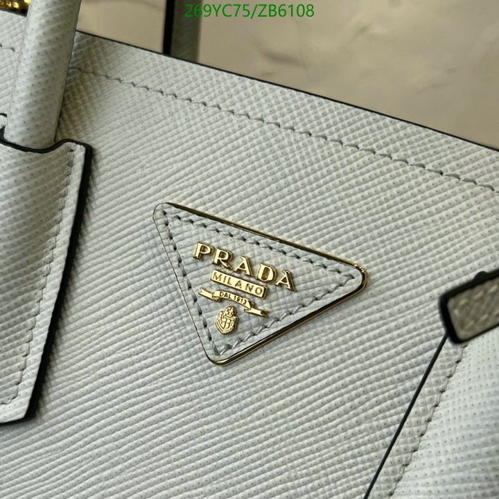 Prada Bag-(Mirror)-Handbag-,Code: ZB6108,$: 269USD