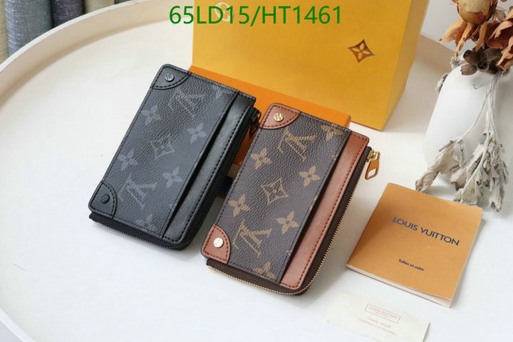 LV Bags-(Mirror)-Wallet-,Code: HT1461,$: 65USD