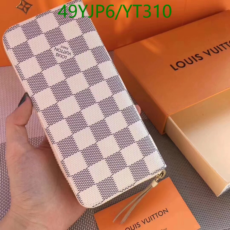 LV Bags-(4A)-Wallet-,Code: YT310,$: 49USD