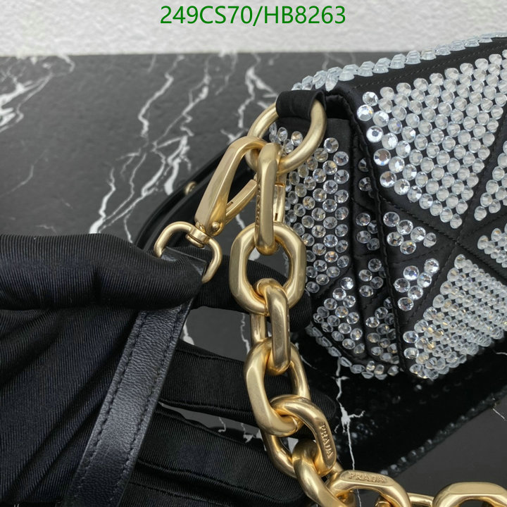 Prada Bag-(Mirror)-Diagonal-,Code: HB8263,$: 249USD