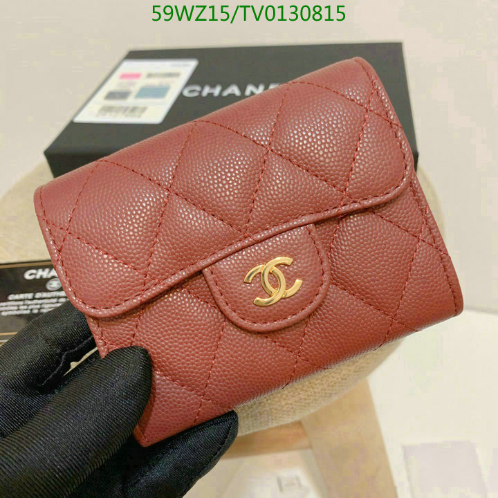 Chanel Bags ( 4A )-Wallet-,Code: TV0130815,$: 59USD