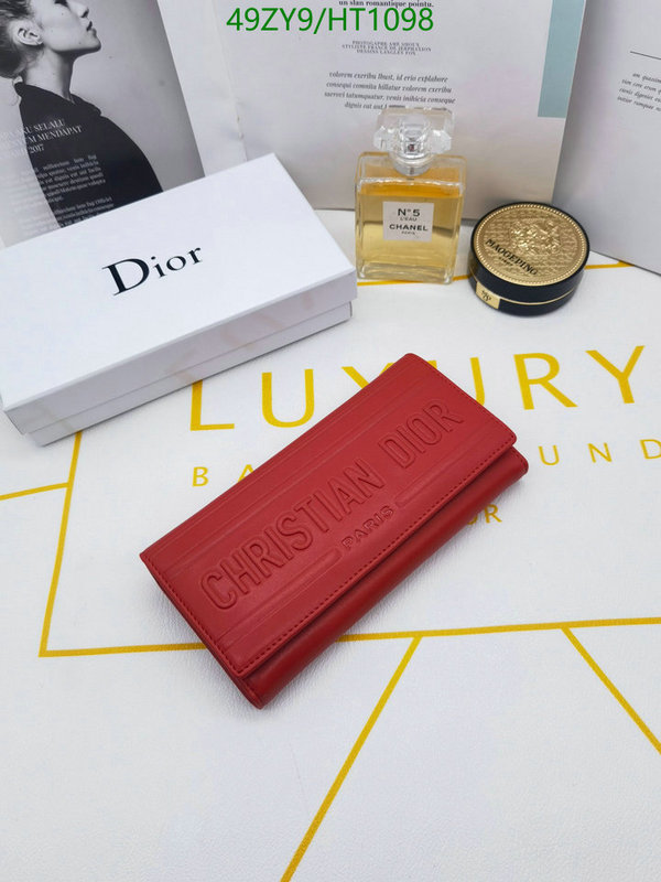 Dior Bags-(4A)-Wallet,Code: HT1098,$: 49USD