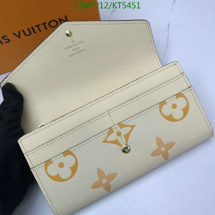 LV Bags-(4A)-Wallet-,Code: KT5451,$: 55USD