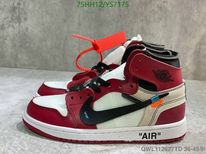 Men shoes-Air Jordan, Code: YS7175,$: 75USD