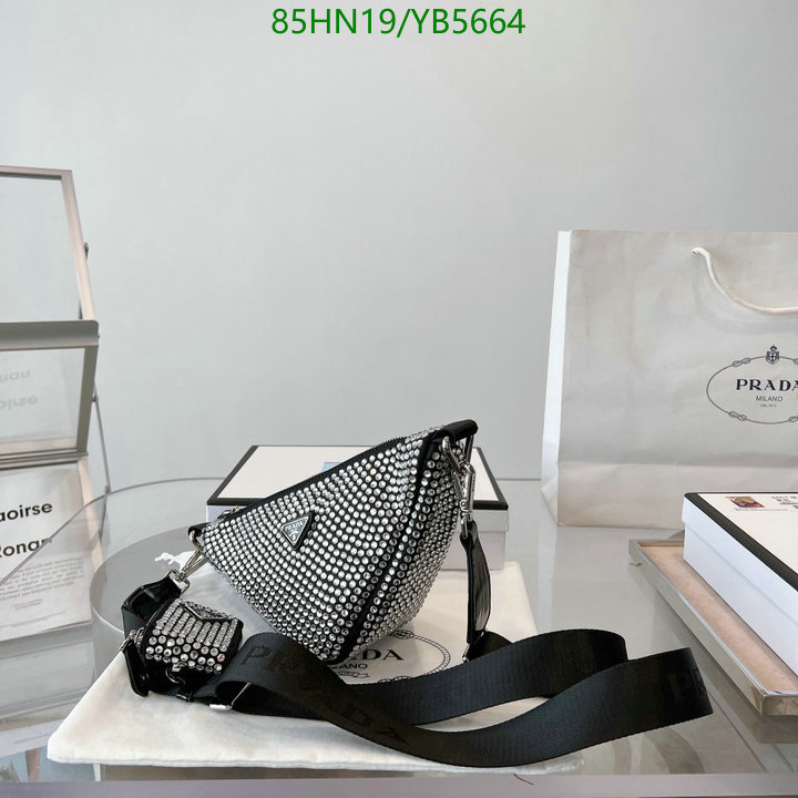 Prada Bag-(4A)-Triangle-,Code: YB5664,$: 85USD