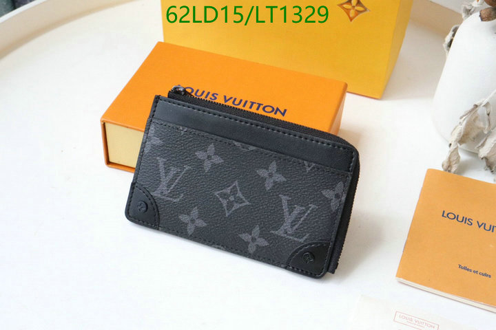 LV Bags-(Mirror)-Wallet-,Code: LT1329,$: 62USD