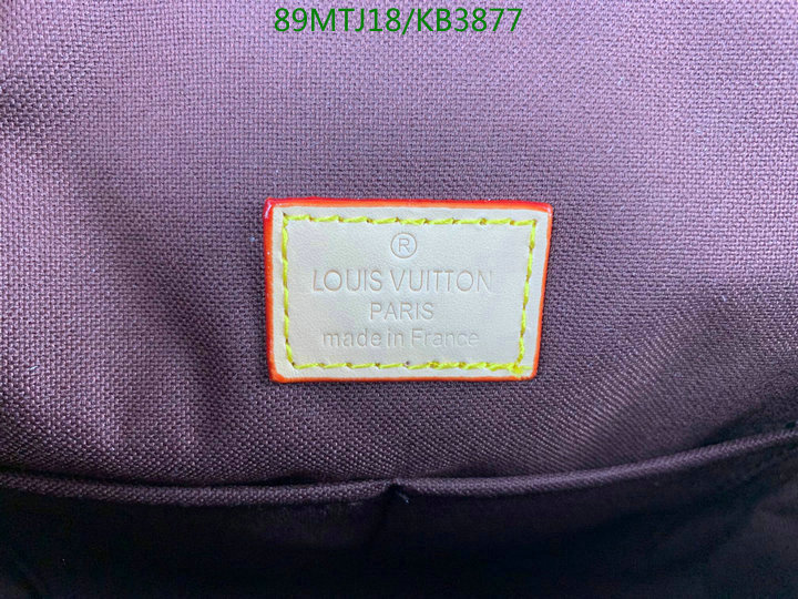 LV Bags-(4A)-Handbag Collection-,Code: KB3877,$: 89USD