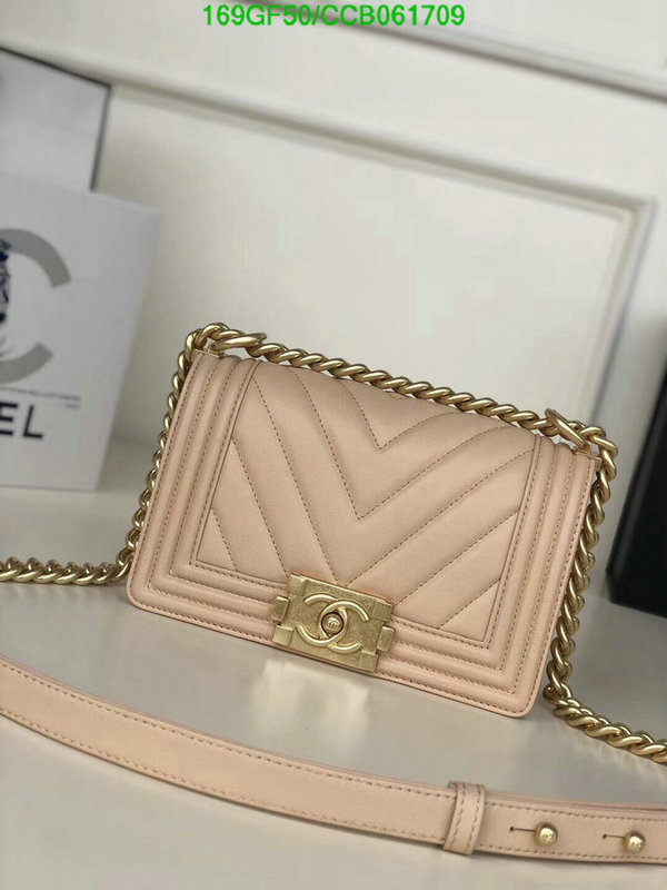 Chanel Bags -(Mirror)-Le Boy,Code: CCB061709,$: 169USD