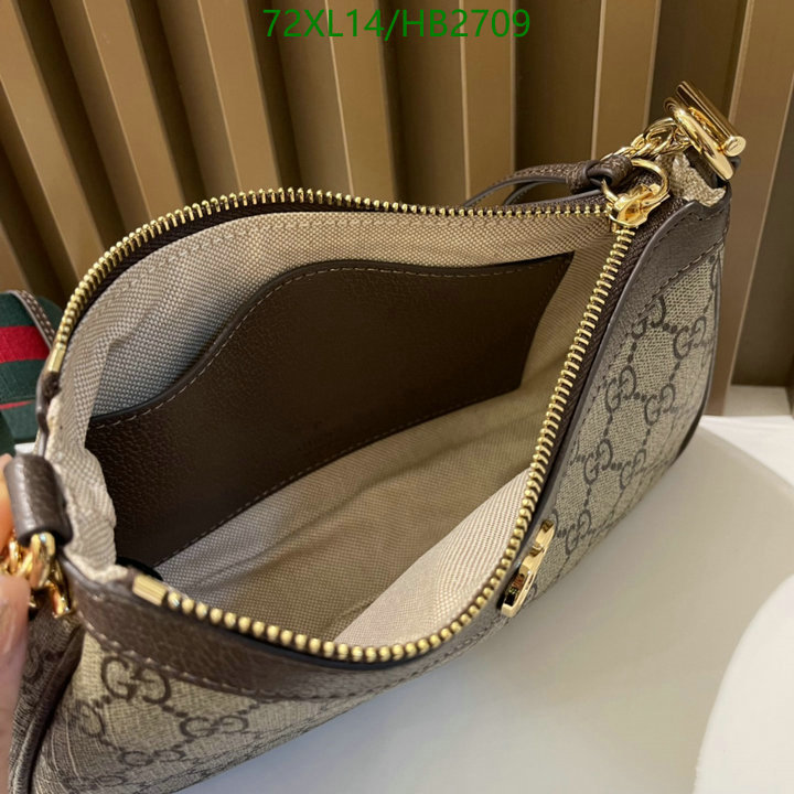 Gucci Bag-(4A)-Diagonal-,Code: HB2709,$: 72USD