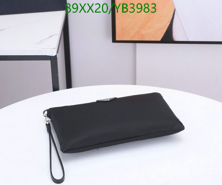 Prada Bag-(Mirror)-Clutch-,Code: YB3983,$: 89USD