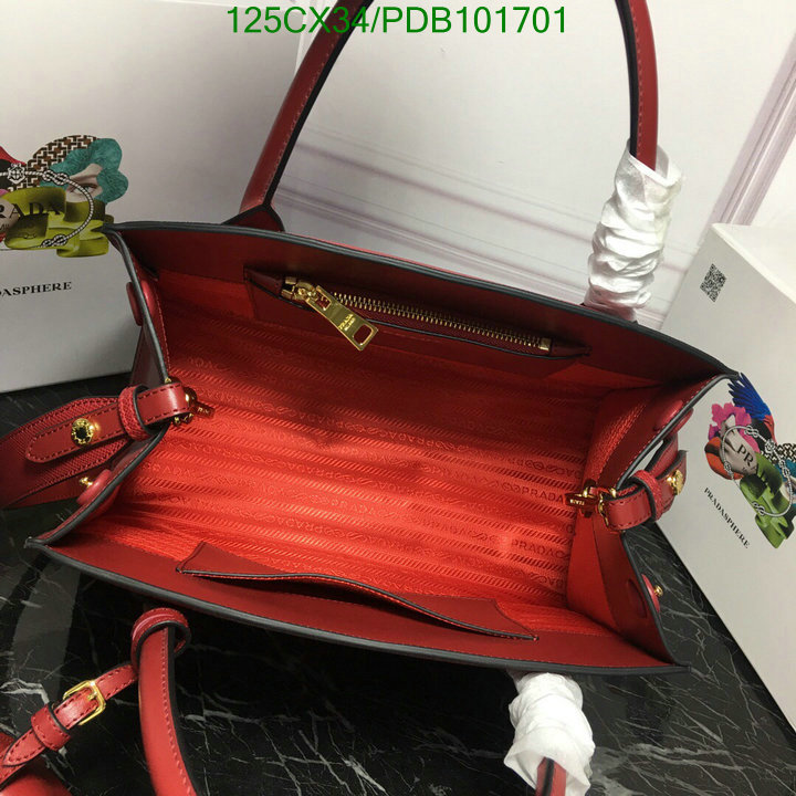 Prada Bag-(4A)-Handbag-,Code: PDB101701,$:125USD