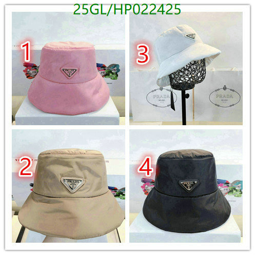 Cap -(Hat)-Prada, ID: HP022425,$: 25USD