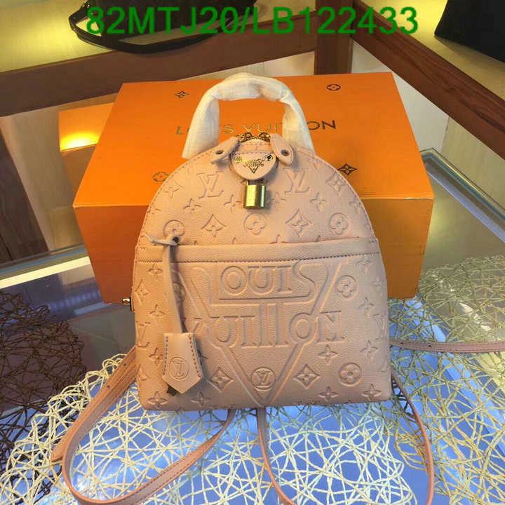 LV Bags-(4A)-Backpack-,Code: LB122433,$: 82USD