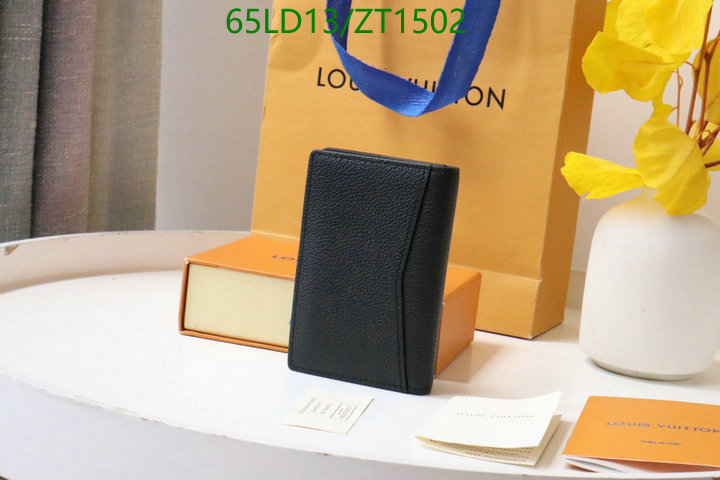 LV Bags-(Mirror)-Wallet-,Code: ZT1502,$: 65USD