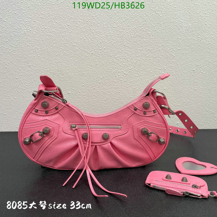 Balenciaga Bag-(4A)-Le Cagole-,Code: HB3626,$: 119USD