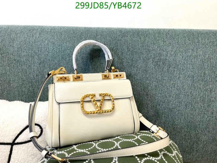 Valentino Bag-(Mirror)-Handbag-,Code: YB4672,$: 299USD