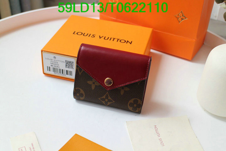 LV Bags-(Mirror)-Wallet-,Code: T0622110,$: 59USD