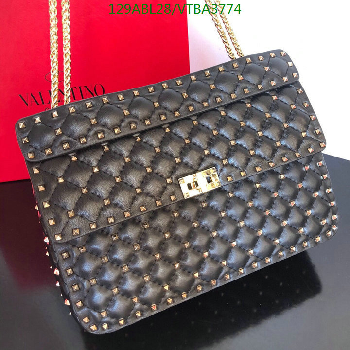 Valentino Bag-(4A)-Rockstud Spike-,Code: VTBA3774,$: 129USD