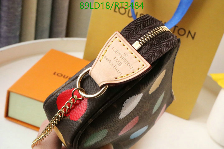 LV Bags-(Mirror)-Wallet-,Code: RT3484,$: 89USD
