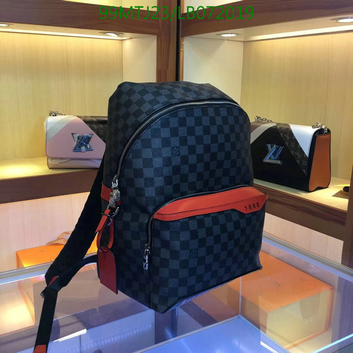 LV Bags-(4A)-Backpack-,Code: LB072019,$:99USD