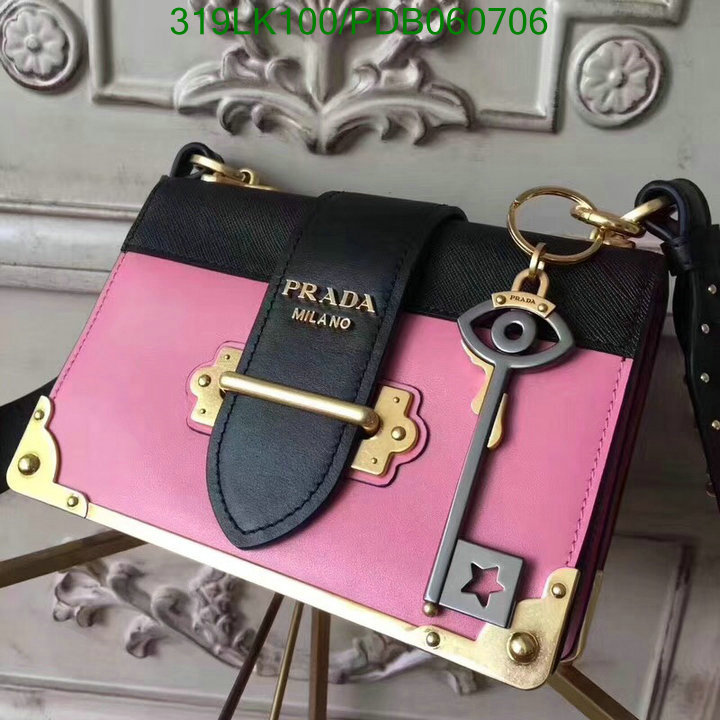 Prada Bag-(Mirror)-Diagonal-,Code: PDB060706,$: 319USD