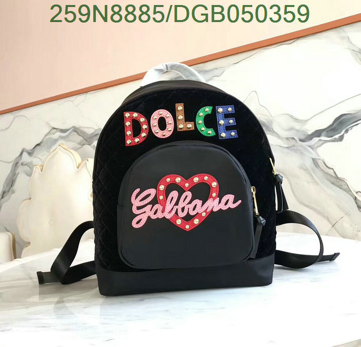 D&G Bag-(Mirror)-Backpack-,Code: DGB050359,$: 259USD