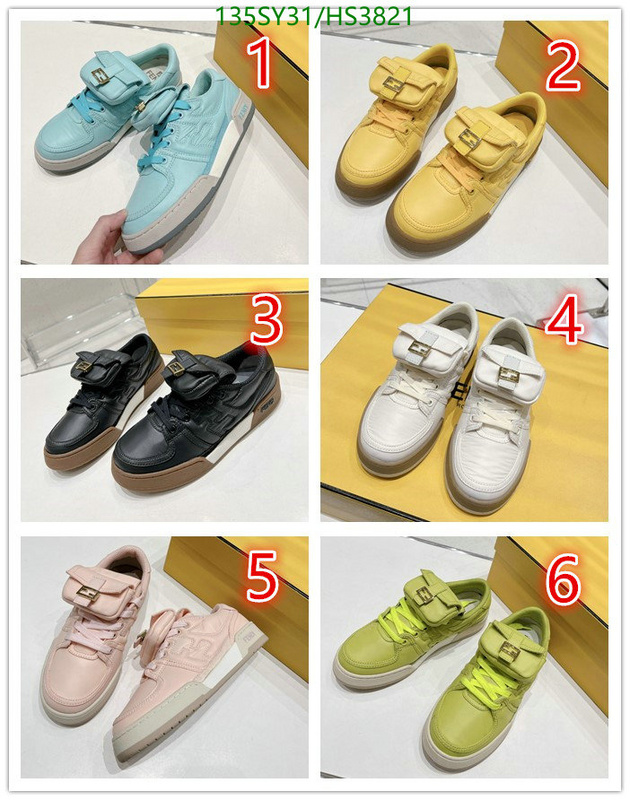 Women Shoes-Fendi, Code: HS3821,$: 135USD