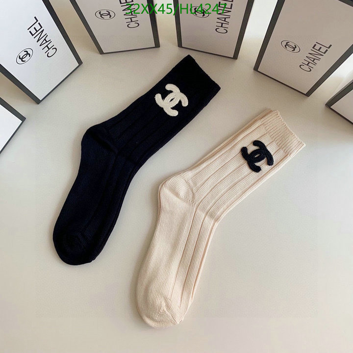 Sock-Chanel,Code: HL4247,$: 32USD