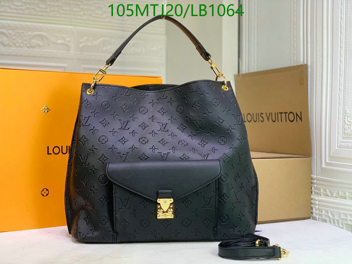 LV Bags-(4A)-Handbag Collection-,Code: LB1064,$: 105USD