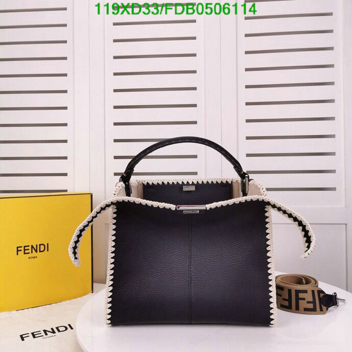 Fendi Bag-(4A)-Diagonal-,Code: FDB0506114,$: 119USD