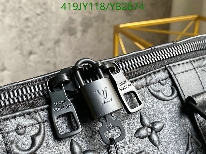 LV Bags-(Mirror)-Keepall BandouliRe 45-50-,Code: YB2874,$: 419USD