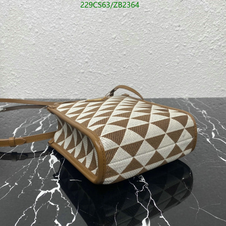 Prada Bag-(Mirror)-Diagonal-,Code: ZB2364,$: 229USD