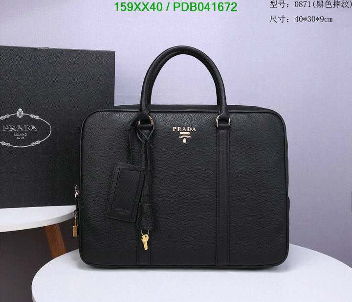 Prada Bag-(Mirror)-Handbag-,Code: PDB041672,$: 159USD