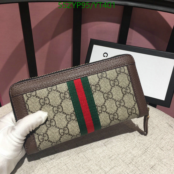 Gucci Bag-(4A)-Wallet-,Code: YT401,$: 55USD