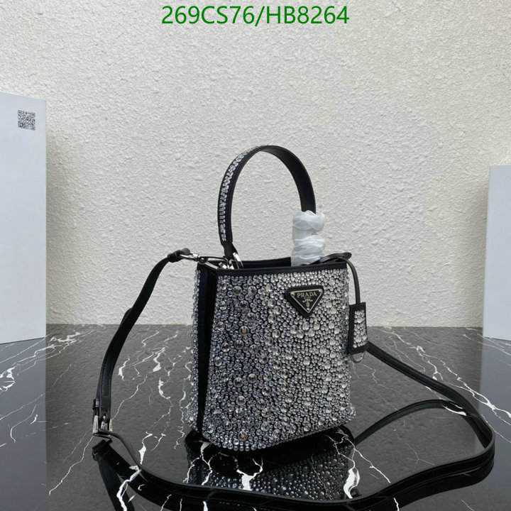 Prada Bag-(Mirror)-Diagonal-,Code: HB8264,$: 269USD