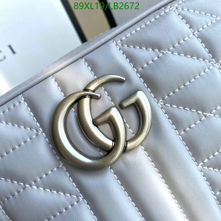 Gucci Bag-(4A)-Marmont,Code: LB2672,$: 89USD