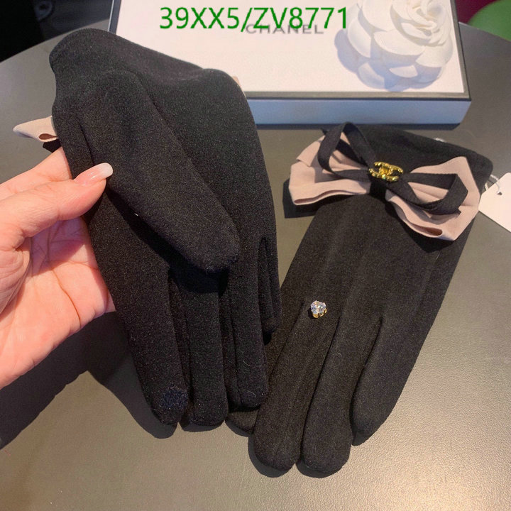 Gloves-Chanel, Code: ZV8771,$: 39USD