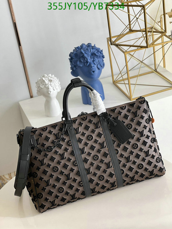 LV Bags-(Mirror)-Keepall BandouliRe 45-50-,Code: YB7334,$: 355USD