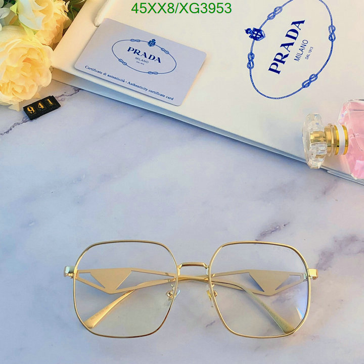 Glasses-Prada, Code: XG3953,$: 45USD