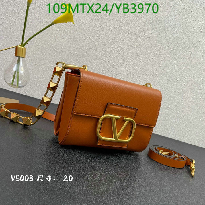 Valentino Bag-(4A)-LOC-V Logo ,Code: YB3970,$: 109USD