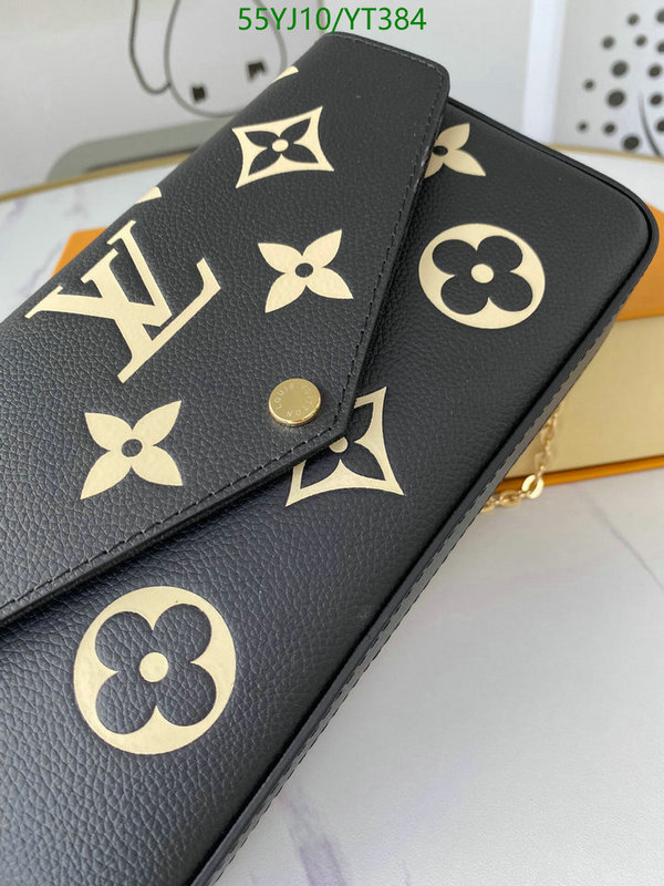 LV Bags-(4A)-Wallet-,Code: YT384,$: 55USD