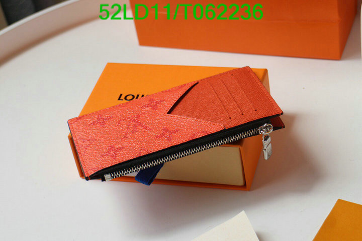 LV Bags-(Mirror)-Wallet-,Code: T062236,$: 52USD